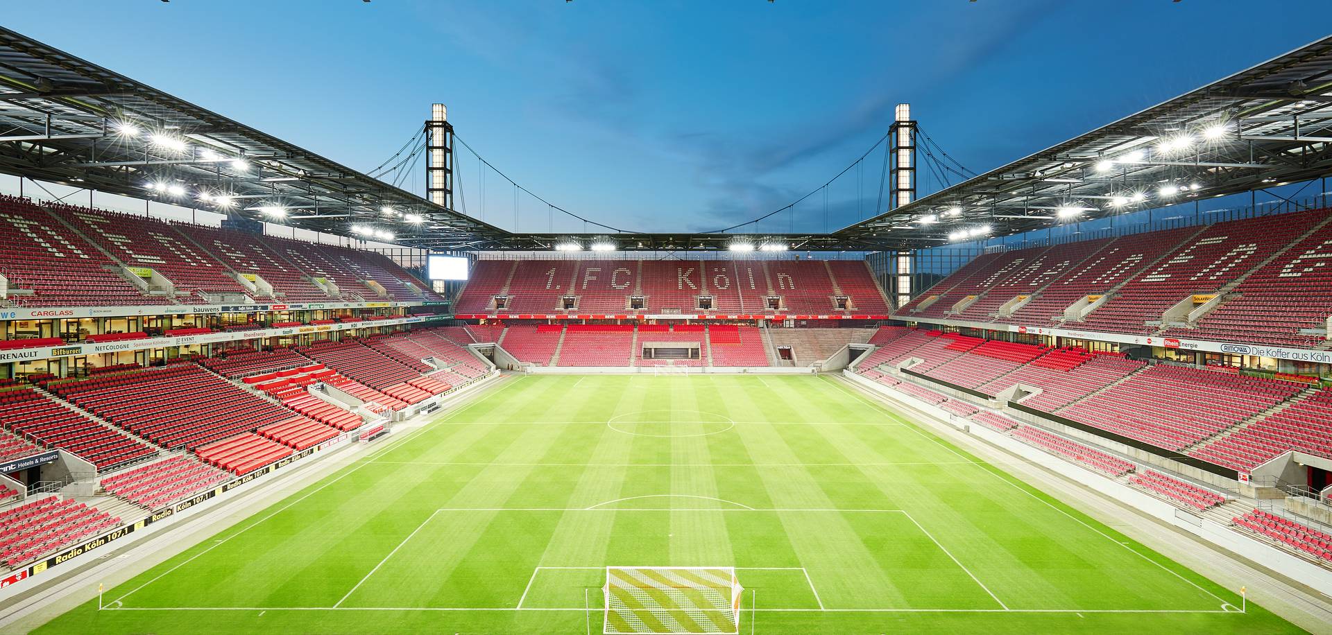 60 x 40 1 FC Köln LED-Bild Stadion RheinEnergieStadion 